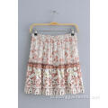 SPRING Women's Set Small Sling Top dengan Rok